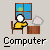 Pixelated character in yellow shirt sits at desk with smoke, transitioning from daytime to nighttime window and then sleeping with 'Sleep' text.