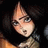 Pixelated anime-style character with dark hair and orange skin tone on left, next to pixelated text "Anime IM" above smaller "com" on black background.