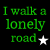 Animated contact sheet of 14 frames showing green text lyrics on black background with white stars, arranged in a 4x4 grid layout.