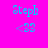 Pixelated text 'Steph' and '<33' on a split background of bright pink and light purple with cyan lettering.