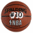 A static image shows three sports-themed icons: a brown basketball, white soccer ball, and yellow baseball with visible text and numbers.