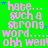 Green background with repeated pink text 'hate... such a strong word.... ohh well!' and small blue stars scattered throughout.