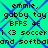 Pixelated text on a cyan background with blue X-pattern overlay, showing repeated phrases and symbols in black and blue fonts.