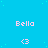 identical pixelated icons on a cyan background, each showing 'Bella' text above a '<3' symbol