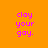 Four identical pixelated text in a , each displaying 'clay your gay.' on solid orange or yellow backgrounds