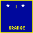 Animated contact sheet showing three frames of a blue and yellow pixel art icon with