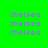 Pixelated text 'chelsea' repeated in four on a bright green background, with black rectangular overlays appearing in different positions across frames