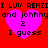 Red background with two pink hearts, each containing text and a number.