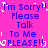 Pixelated text on bright pink background with blue and white elements, repeating phrases in a
