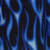 A static pixelated image composed of vertical blue and black stripes with scattered light blue highlights, exhibiting a low-resolution digital rendering style.
