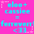 A static image with a bright pink background displays repeated cyan text and symbols arranged in a pattern