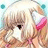 A 48x48 pixel buddy icon featuring a split composition with an anime-style character on the left and text elements on the right, displayed as part of a contact sheet.