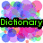 Pixelated image with colorful abstract background and text blocks in green and black fonts.