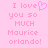 Pixelated pink text on a solid light pink background with one instance of the word 'love' accompanied by a heart symbol.