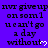 Purple background with repeated black text "nvr give up nvr give up on som1 u can't go a day without" and white pixelated hearts.