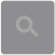 Gray square icon with a light gray magnifying glass symbol centered on a darker gray background.
