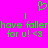 A static image with a bright pink background displays green pixelated text and symbols arranged in two mirrored