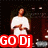A pixelated image of a person in white clothing with red text overlays reading "GO Dj," "Thats my Dj," and "Da Carta" across different sections.