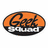 A static image featuring an orange oval logo with 'Gack' text above 'Squad' text, surrounded by orange text reading 'Join', 'The', and 'Squad' on a white background.
