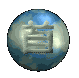 circular icons with a blue and gray globe background, each displaying the Chinese character 首 in raised silver text