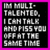 A four- of pixelated text-based images with distinct color schemes and messages