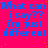 A static image with bright pink background and blue text repeating "What can i say?? i'm just different" in a pattern, with small yellow dots scattered across the background