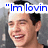 A pixelated image of a person with short dark hair smiling, overlaid with blue text reading "Im lovin" on the left and "ANGELS instead" on the right.