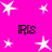 A bright pink background features white star shapes and repeated text "Ris" in dark purple, with no visible animation changes across observations.