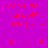 A static image with a bright purple background displays repeated text phrases in red pixelated font, arranged in and