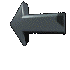 Animated sequence of a dark gray arrow-shaped icon with golden text elements transitioning from fragmented to complete 'Back' and 'Bak' forms.