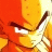 A pixelated anime-style character with orange hair and yellow aura on the left, next to a black background with white text "Anime IM" and stylized signature on the right.