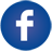 Blue circular icon with white lowercase 'f' symbol centered on solid blue background, rendered in pixelated style with visible dithering and anti-aliasing edges.