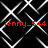 Black background with white geometric lattice pattern and red text 'jenny_544' repeated four times in red pixelated font.