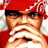 Animated contact sheet showing two frames of a pixelated character wearing red bandana and shirt with hand near mouth in both poses.