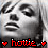 A 48x48 pixel animated buddy icon featuring a grayscale cartoon face with red text and hearts, displayed as two sequential frames in a contact sheet layout.