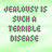 Pixelated green background with repeated pink text phrases , some text variations visible across the