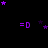 =D smiley faces and purple stars on black background, animated with star movement.