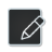Black square icon with light gray border containing white checkered paperclip symbol on dark background.