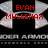Black background with silver Under Armour logos and red text reading 'EVAN MULLENAX' and 'WILDCATS' above, '32 BEST NUMBER EVER' below.