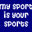 A 4x4 contact sheet of a blue and white animated running-themed buddy icon with repeated text phrases, stars, and partial text fragments across sampled frames.