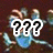 Animated icon shows a blue cartoon character with multiple arms and legs against a dark brown background, with question marks appearing over its face in one frame.
