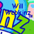 Pixelated static image with blue background, yellow castle-like shape, green terrain, and blue text reading 'Will be back in 2 hours' in blocky font.