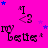 A static image with a bright pink background featuring repeated text and symbols.