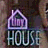 A contact sheet of three animated frames showing a person in a teal shirt making hand gestures next to a 'Tiny House' logo with pixelated text and a house outline, plus a brown panel with the phrase "this is not awesome" in white pixels.