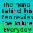 Pixelated text on a cyan background with green pixel noise, repeating phrases in black block letters.