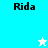 Four display the name "Rida" with a star icon changing color between white and cyan