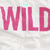 Pink 'WILD' text on a light background with yellow and orange pixelated overlays in different frames.