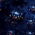 A 2x2 contact sheet of four animated frames showing a dark blue background with glowing white and red elements, transitioning to green digital matrix code on the right side.