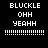 Four pixelated display identical text and symbols with varying background colors: black, dark red, bright red, and deep red