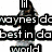 A four- of pixelated text overlays on images of a person with long dark hair wearing a red cap, showing partial phrases like 'lil waynes da best in da world' and 'lollipop' with black text on white or gray backgrounds